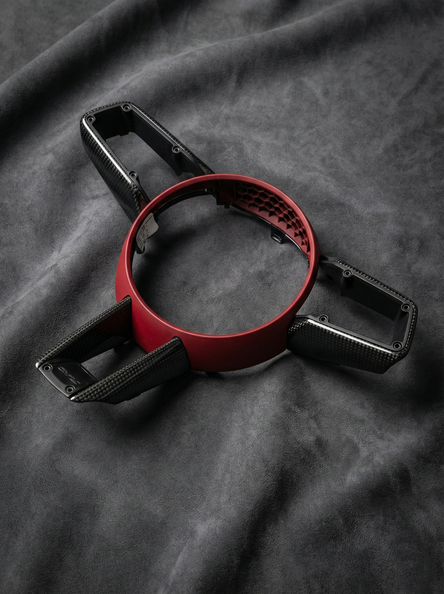 OEM Porsche 992 Carbon Fiber Trim Red Frame