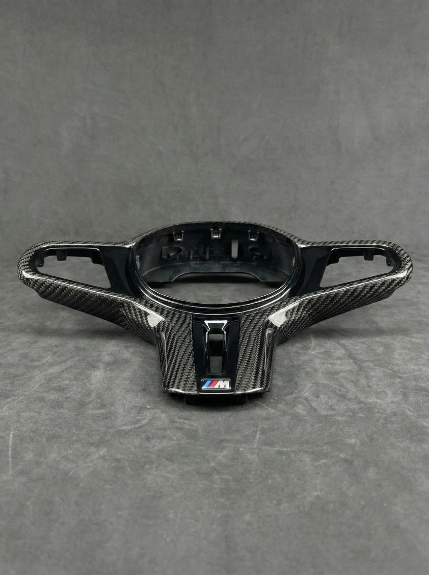 Carbon Fiber Gloss Steering Wheel Trim