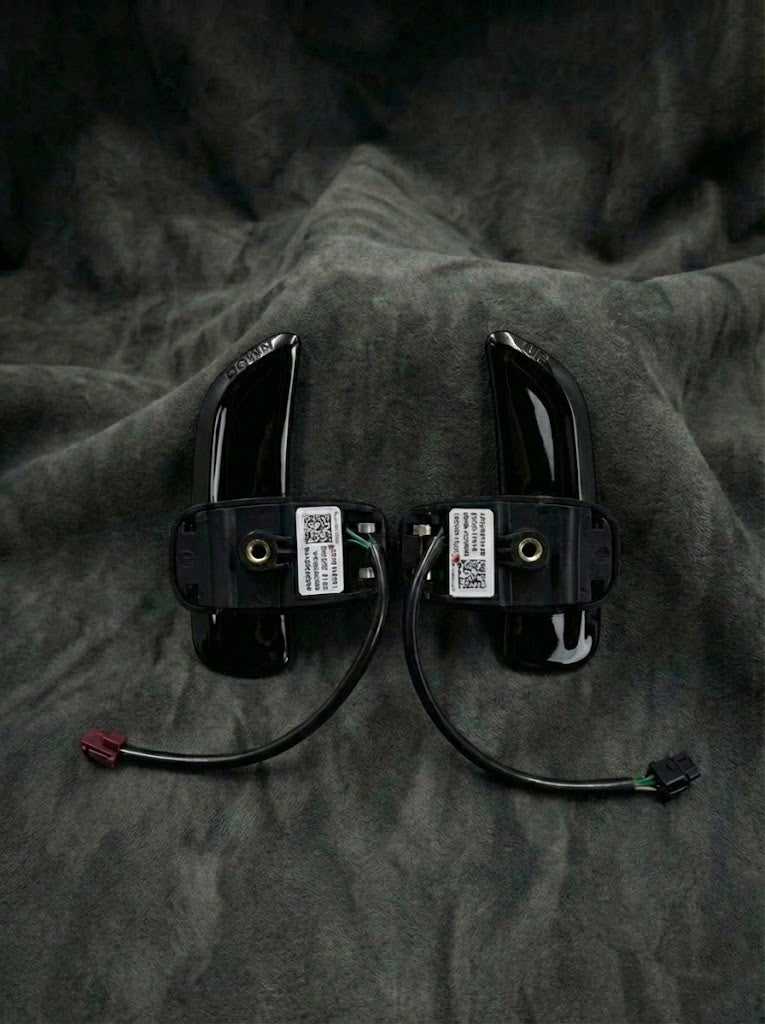 OEM AMG SHIFT PADDLES ROYAL BLACK MERCEDES BENZ