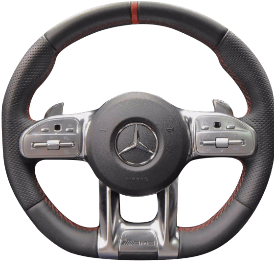 Mercedes-Benz steering wheel from 2020 without AMG mod(buttons)
