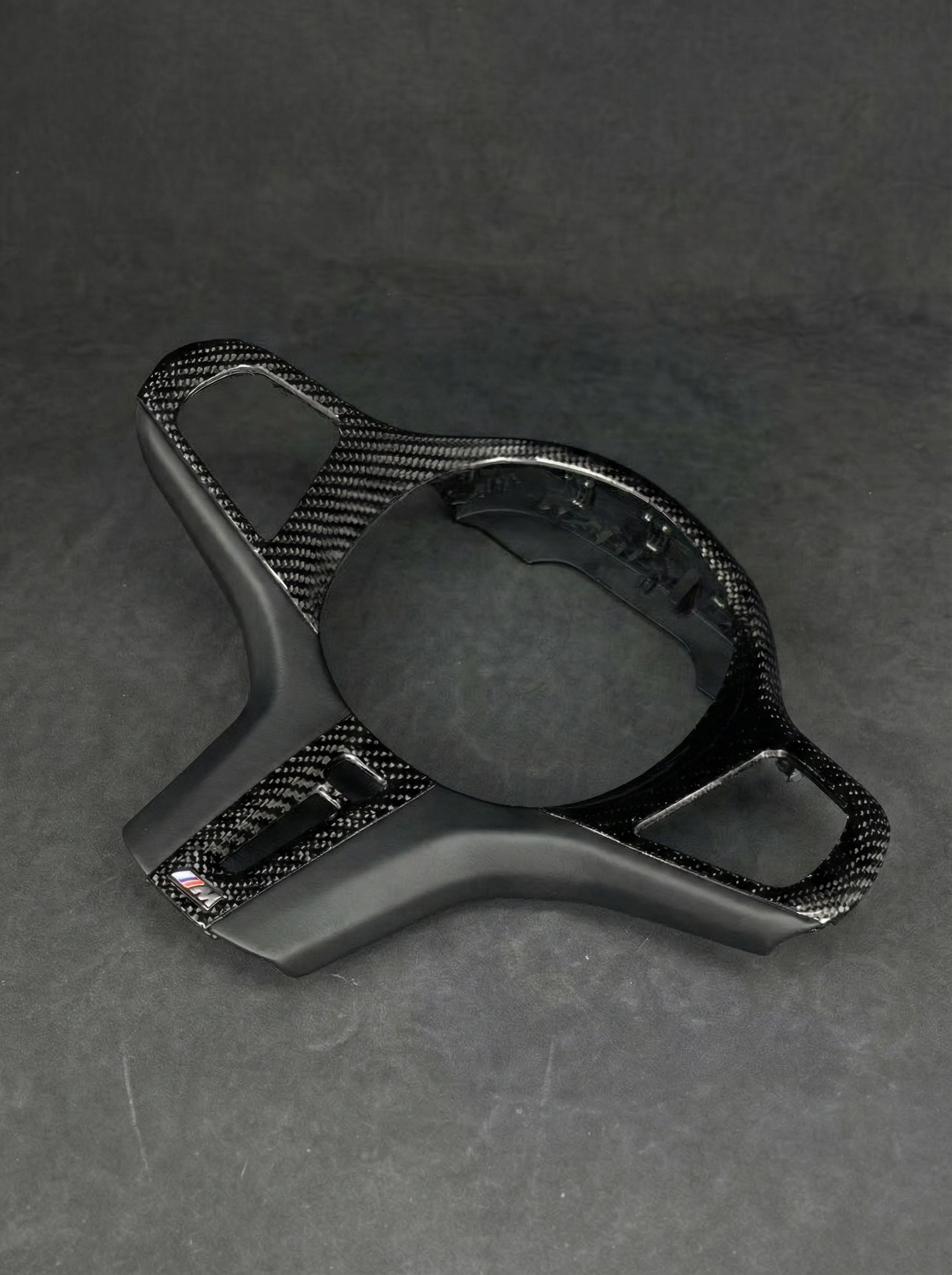 Carbon Fiber Gloss Steering Wheel Trim
