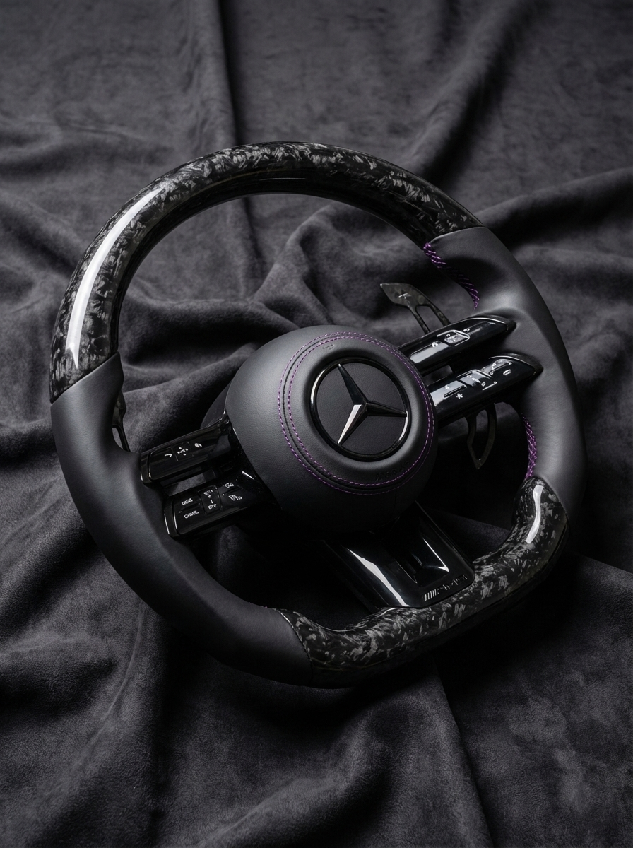 Custom Steering Wheel Mercedes Benz