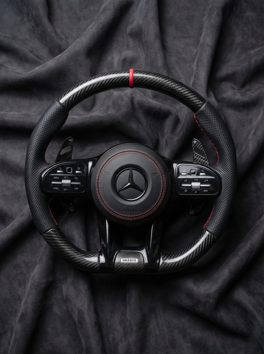 Custom Steering Wheel Mercedes Benz