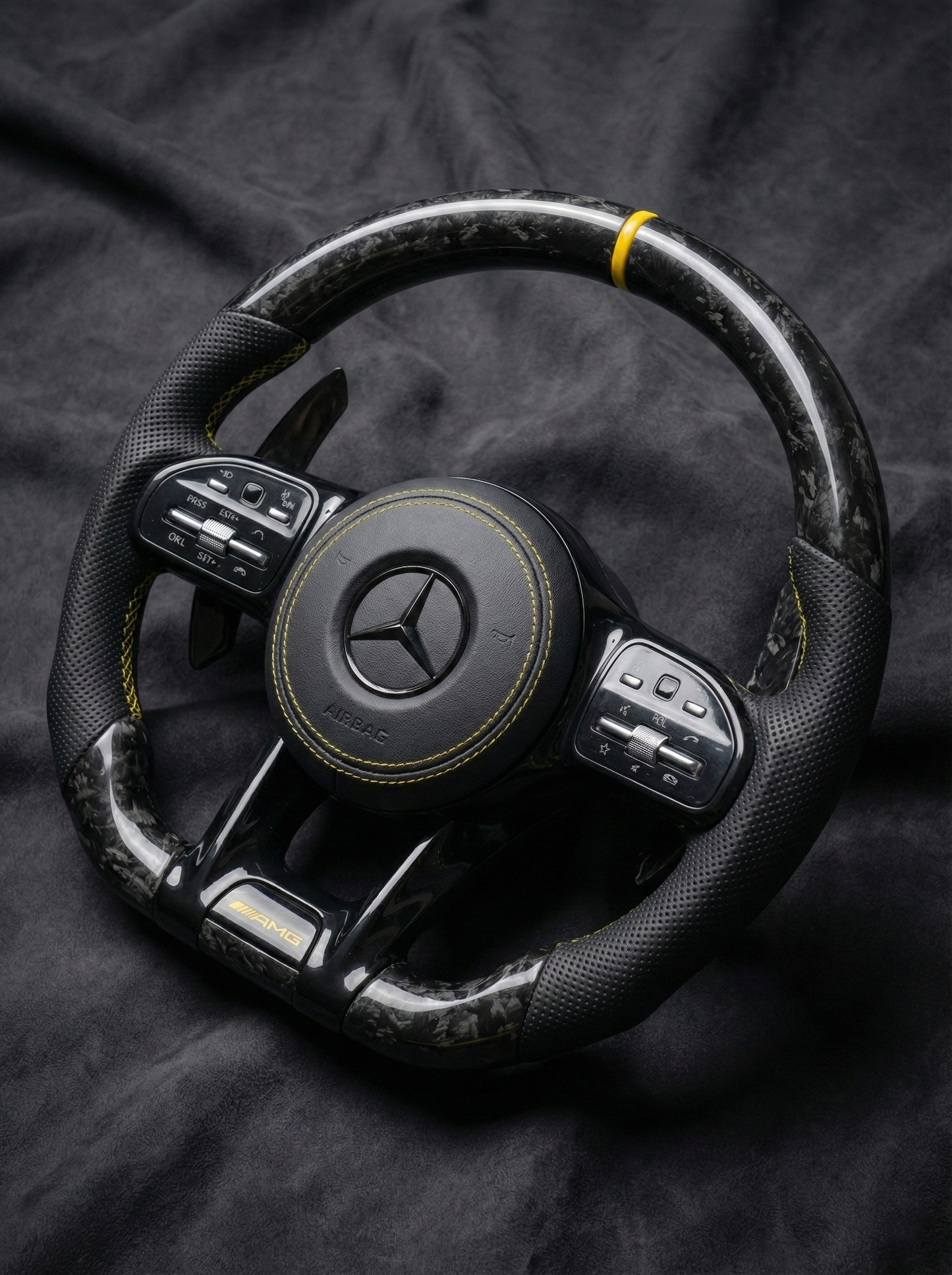 Custom Steering Wheel Mercedes Benz