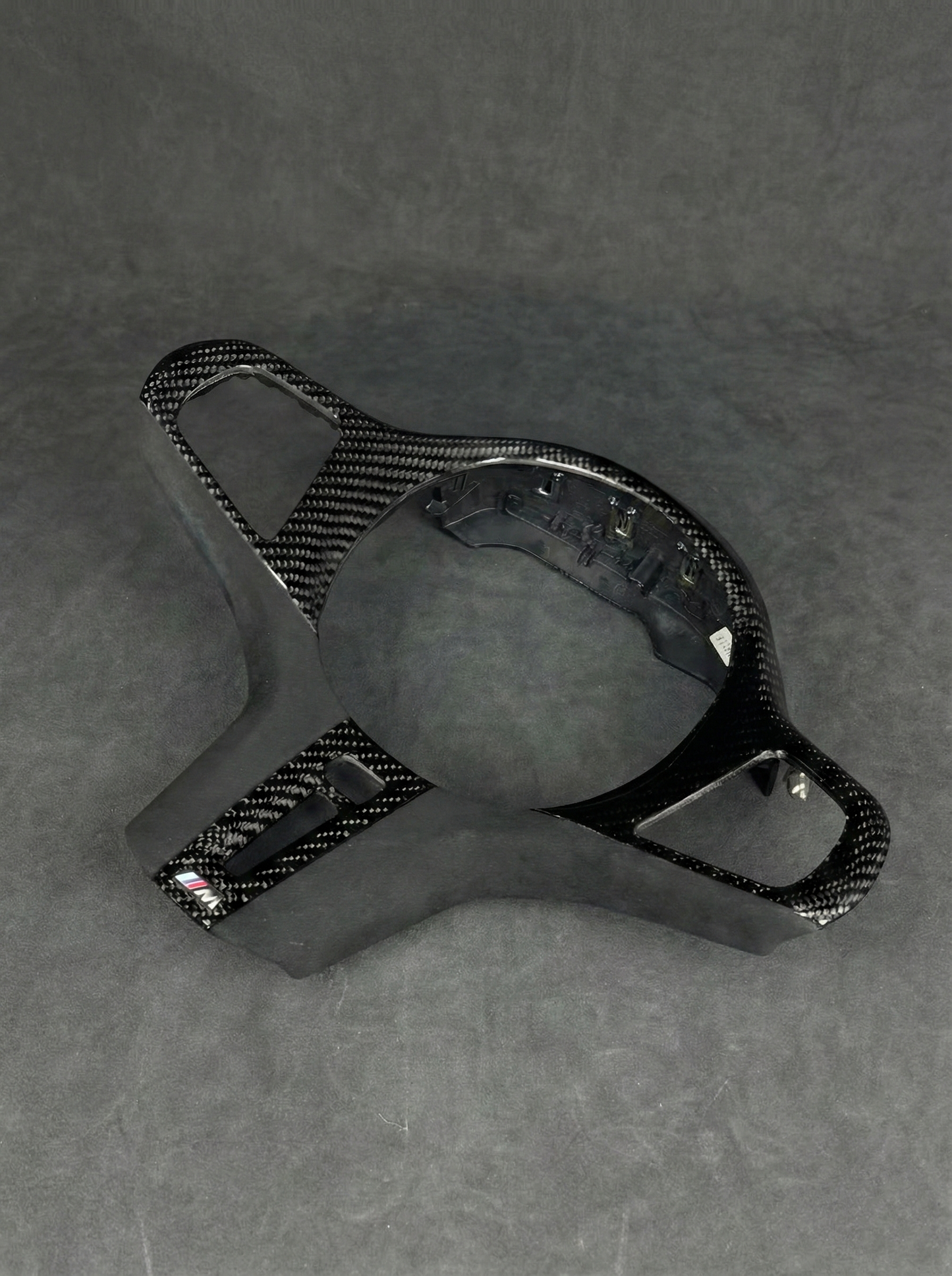 Carbon Fiber Gloss Steering Wheel Trim