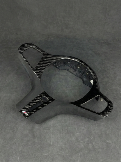 Carbon Fiber Gloss Steering Wheel Trim