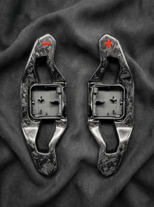Custom Shift Paddles Audi in Forged Carbon Fiber