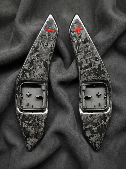 Custom Shift Paddles Audi in Forged Carbon Fiber
